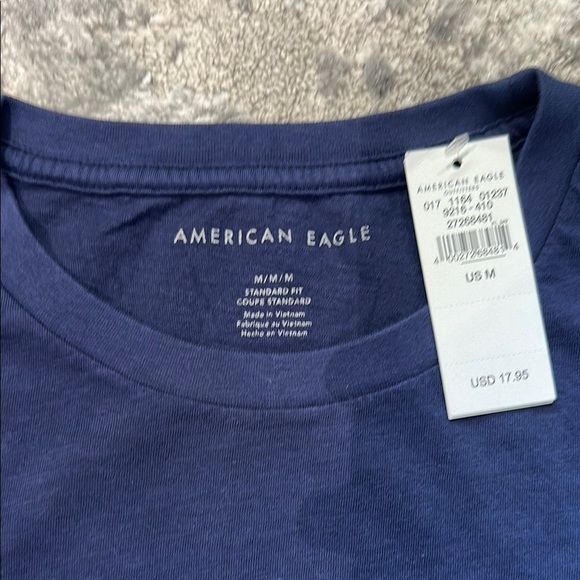 American Eagle Outfitters Blue Short Sleeve Tee - Picture 2 of 4